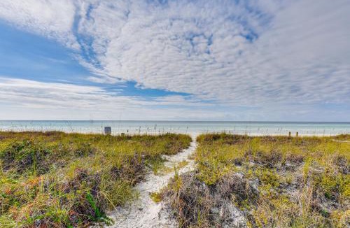 Bahama Beach House | Steps to Sand! PCB Haven w/Furnished Outdoor Area