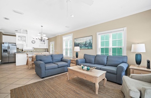 Lullwater Beach House | Summer Towne 7 - Beach only 150 Steps Away! Pet Friendly, Pool, Free Golf Daily