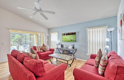 Sandy Ridge Villa | Sunny lake view villa with pool spa - close to attractions