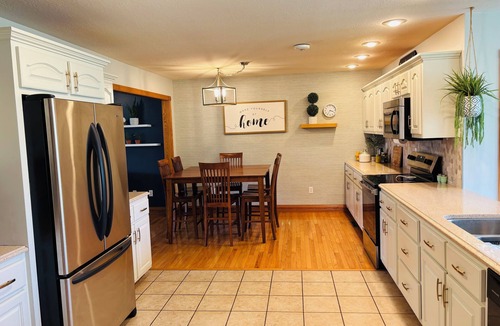 Monticello House | Sunshine Escape: Spacious 6BR Home w/Outdoor Oasis & Fire Pit, Near Marina