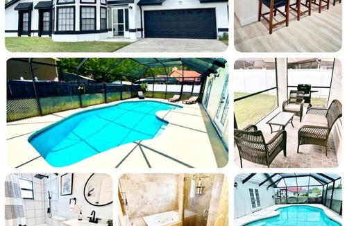 Buena Ventura Lakes House | Superhost FREE Heated Pool 9 minutes to MCO 15 minutes to Disney Sleeps 8