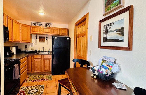 Sylvan Shores Cabin | Terrace - lakefront, hot tub, full kitchen, BBQ, screened in porch, two patios.
