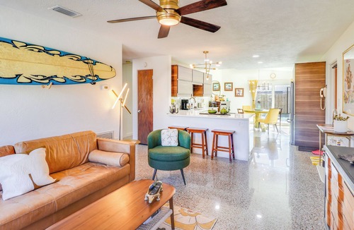 New Smyrna Beach House | The Octopus Lounge - Pet-friendly Pool Home off Flagler Ave!
