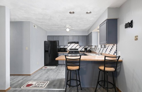 Swansea House | Touch of Class 3-bedroom townhome in Belleville King Bedroom.