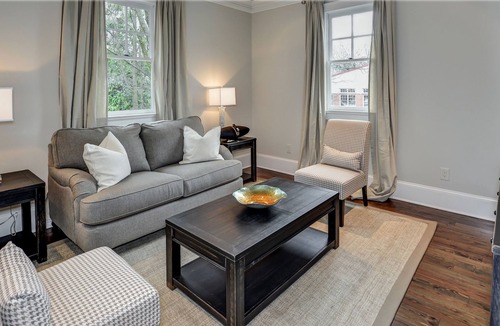 Candler Park Condo | Unit 3 - Spectacular Contemporary 1 Bedroom, Huge Living Area, 3 Fireplaces