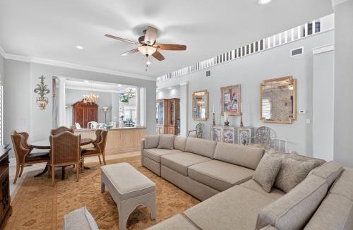 Crystal Beach House | Villa Palazzo - Huge Gulf Front Home with Private Pool, Golf Cart & Luxury Amenities