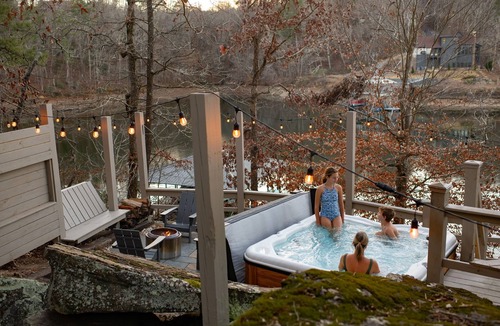 Crane Hill House | Water's edge, gated community, private dock with toys, community pool, hot tub