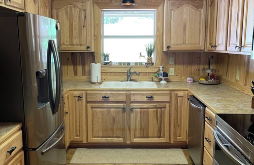 Camden Cabin | Waterfront 3 Bedroom Camden Cabin with Gorgeous Views, Firepit and Dock