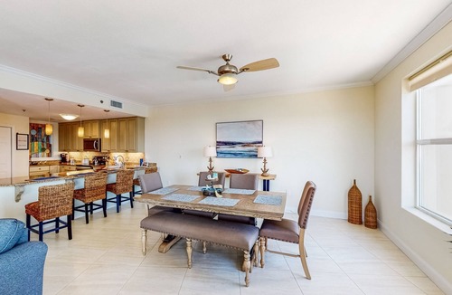 Fort Walton Beach Condo | Waterfront condo with balcony, pool, hot tub, central AC & washer/dryer