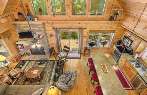 Hendersonville Cabin | Whispering Trees Cabin, Secluded Cabin, Hot tub