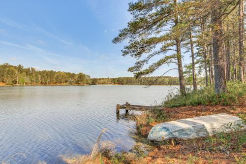 136 Private Acres: Lakefront Aiken County Home!