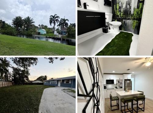 2 bed Lake House in Lantana 3 MI to Beach NO FEES
