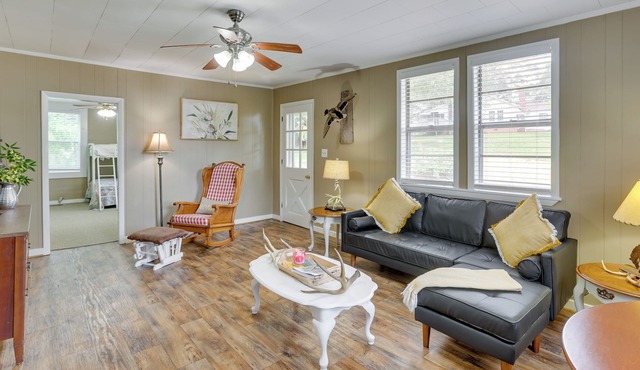2 Mi to Lake: Lineville Farmhouse w/Fire Pit