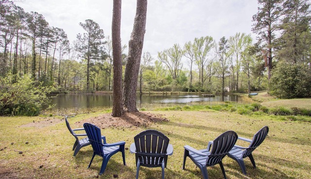 7-Acre Estate with Pond and Game Room