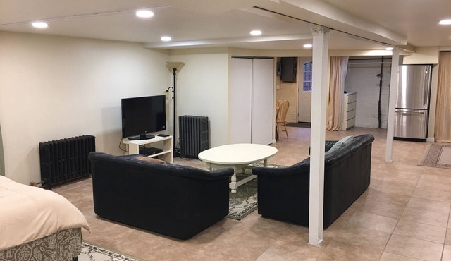 850sq. ft basement apartment in quiet area of Rock Creek Park