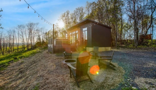 Alpine Abode | Hot Tub, King Bed, Panoramic Views in PA Wilds
