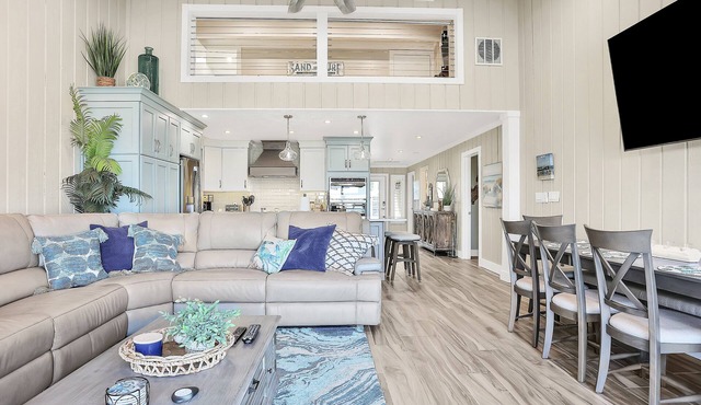 Beachfront Home w/High-Speed WiFi, Gorgeous Deck, Outdoor Shower, & Central AC
