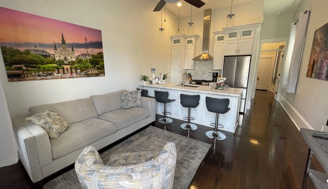 Beautiful 1bed House with patio walk to French Q and Bourbon St.