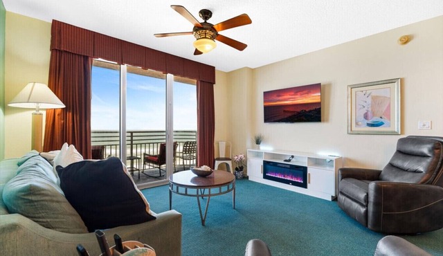 Breathtaking 2BR condo with Private Oceanfront Balcony @ Wyndham Ocean Walk Resort