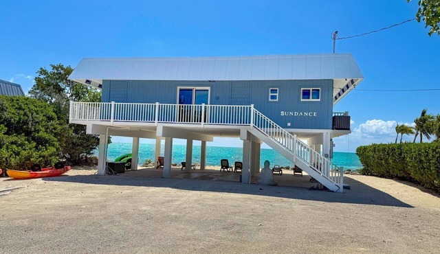 Charming 2-bedroom home at 132 Columbus Drive, Islamorada with stunning open water views.