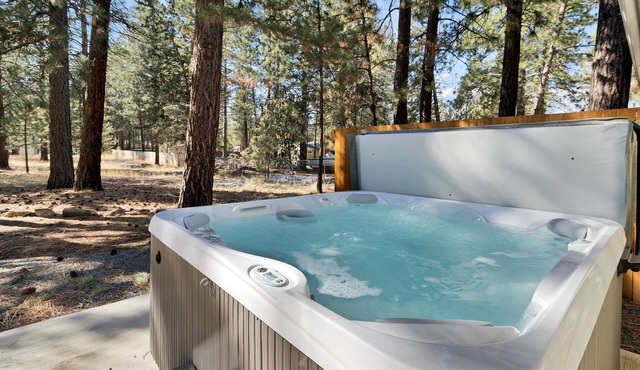 Completely Updated! Private HOT TUB, A/C, Pine Trees, Close to Town in Bend