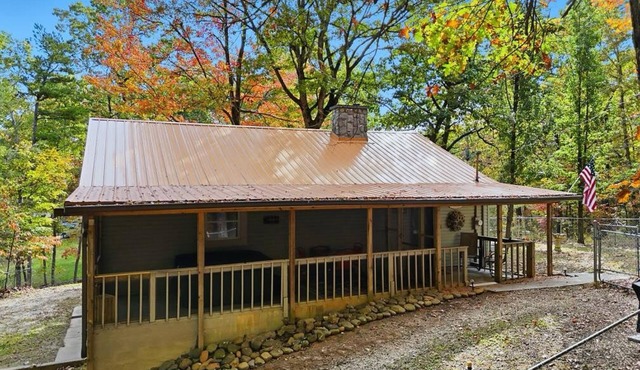 Cozy mountain getaway with hot tub and fenced in yard