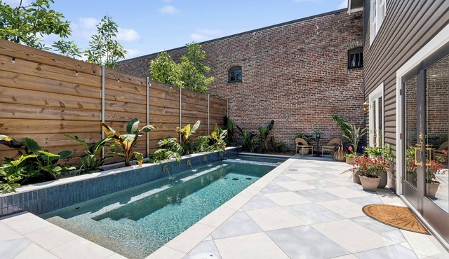 Designer Bywater Retreat with Private Pool & Spa
