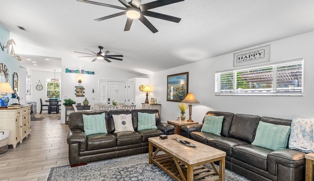 Dog Friendly and STEPS from the Ocean! Big Beach House with Pool, BBQ & Garage