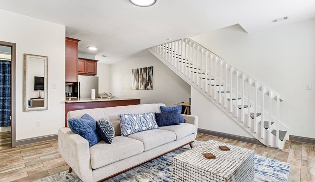 Dog-friendly oasis with central AC, patio & fenced yard - walkable location
