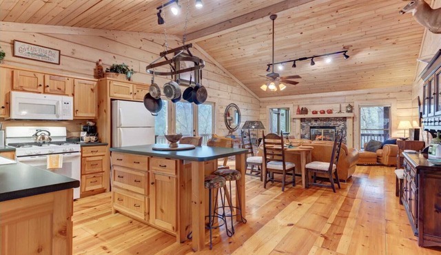 Ellijay Couples Cabin w/ River Access! Wet Bar