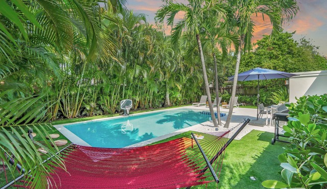 MAJOR INTERNATIONAL SPORTING EVENT Perfect | Zen Den: Wilton Manors, Htd Pool, Work Friendly, BBQ,Near Beach