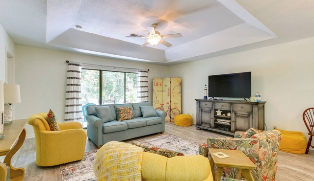 Furnished Patio: Hilton Head Island Resort Cottage