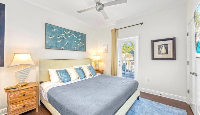 Gertrude's Siesta | Private Patio, Pool, Jacuzzi | 1 Min to Beach | 4 Min to Dining & Music!