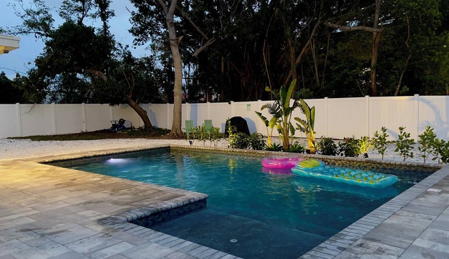Heated Saltwater Pool near Anna Maria Island