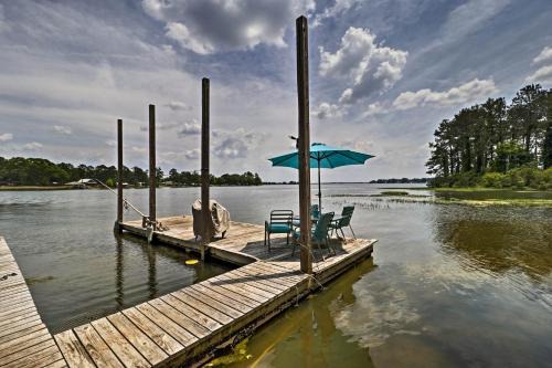Home on Jordan Lake w/Shared Dock & Boat Slip!