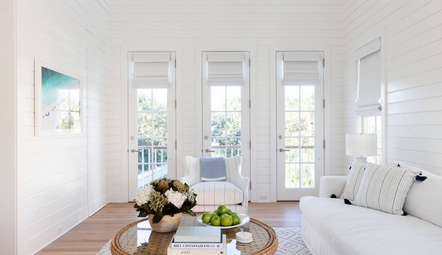 Ivory King Room at The Court – Spacious Luxury Hotel Stay in Seaside FL