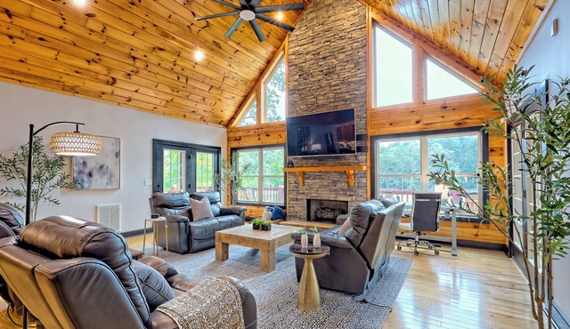 Lakefront Luxury w/Dock + Fenced Yard