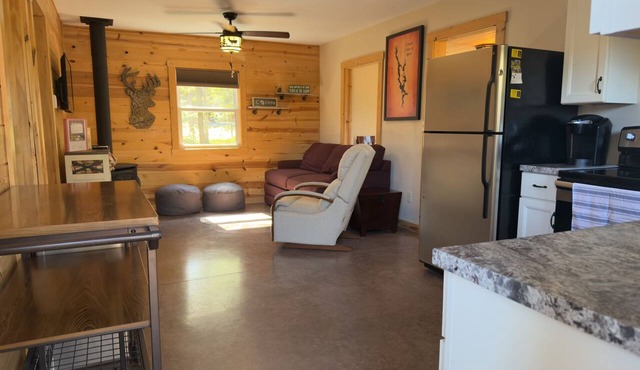 LAKEFRONT-PRIVATE DOCK Modern 2BR "Sunset Deck" at Chetek, Sleeps 6