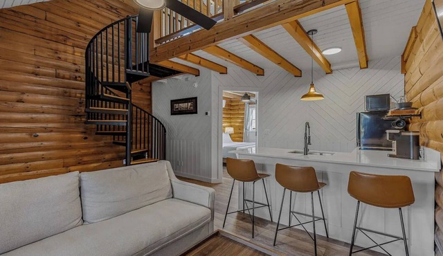 Log Suite at our Boutique Bed and Brewery