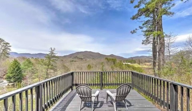 Luxe Mountain Escape|Deck|Fire Pit|& Sunset Views