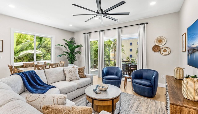 Luxury Oceanside Escape – Balcony, Patio & Steps to Indialantic Beach!