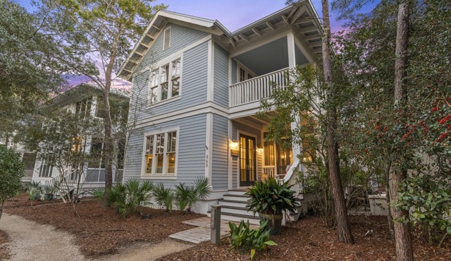 Luxury WaterColor Home Steps from Seaside with Low Speed Vehicle and Bikes