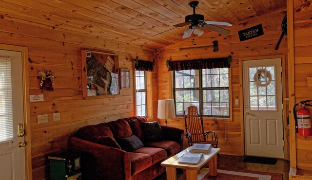 MacDonald Cabin in Scottish Woods