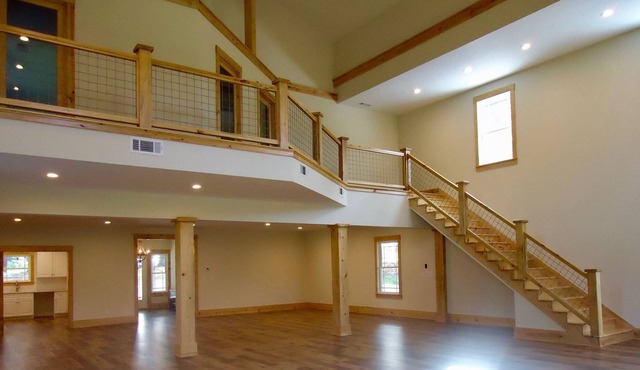 Modern barn home or event place in a quiet setting on a 5 acre lot