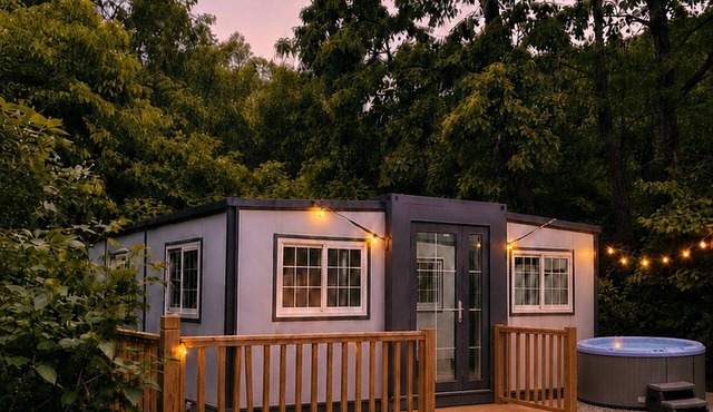 Modern Foldable Container Home Unique Stay Near Pipestem Park