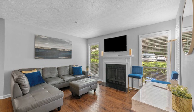 Modern Sapphire Sanctuary near Braves Stadium
