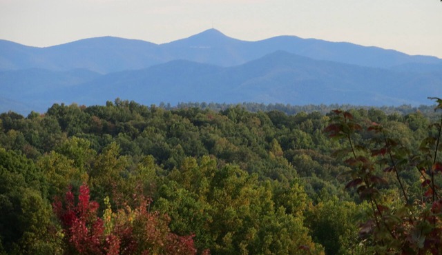 NC Moutain Lodge with Panoramic Views: Pisgah Mtn to the North,