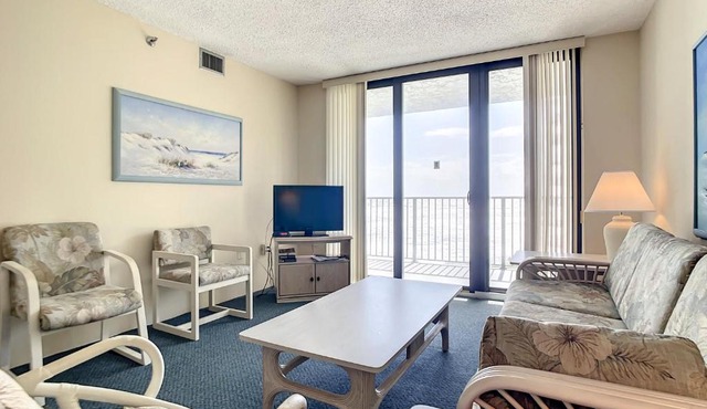 Ocean View with a beachfront pool at Ocean Trillium Condo ~ 402