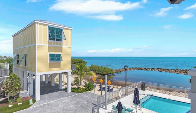 Ocean Waves Below Your Balcony Stunning 2BR/2BA! Min 28-Day Reservation Required