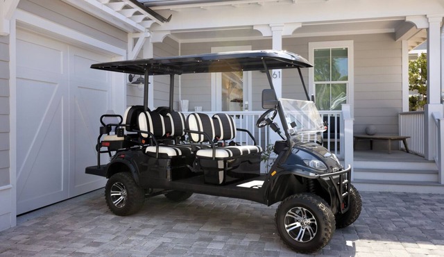 Out of Office + Golf Cart, Pool & Private Beach!